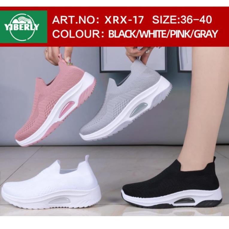 MURAH BANGET sepatu rajut import yiberly XRX 18 NON TALI original terbaru redy di toko iffa