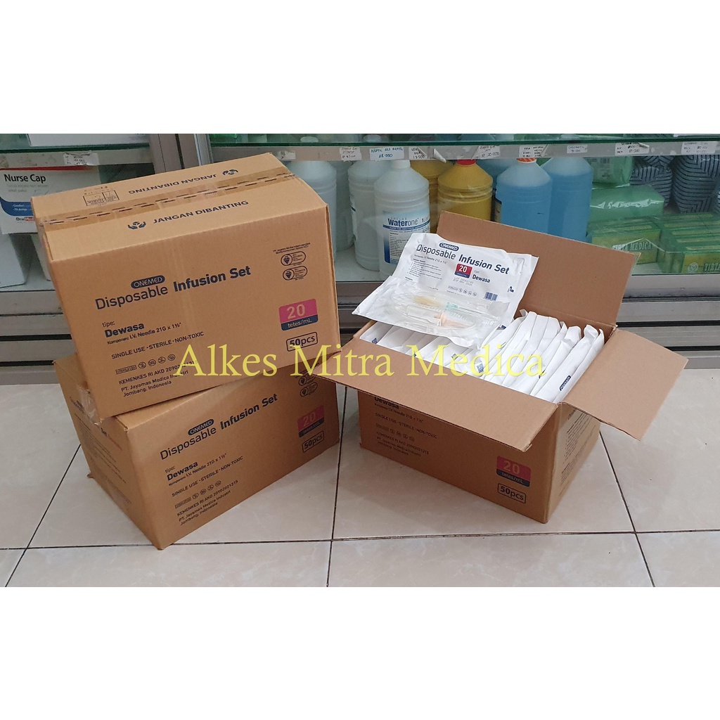 Infus Set Onemed / Selang infus dewasa box
