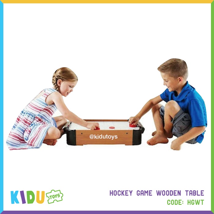 Mainan Edukasi Anak Board Game 2 Pemain Hockey Game Wooden Table Kidu Toys