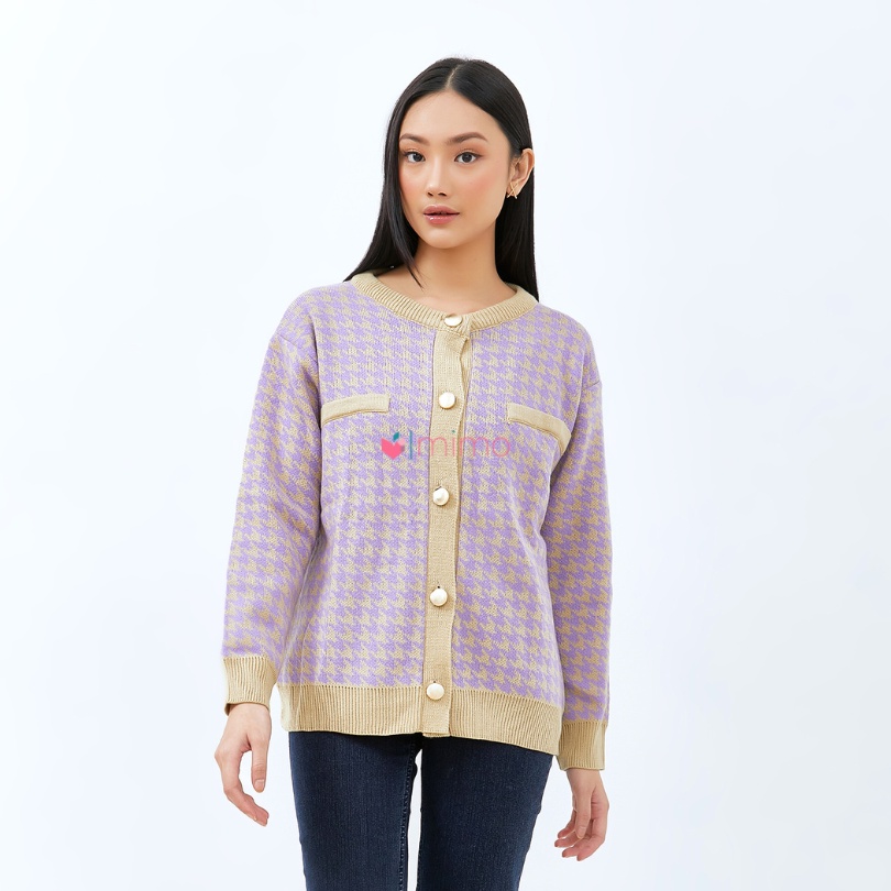 Mimo Houndstooth Sweater