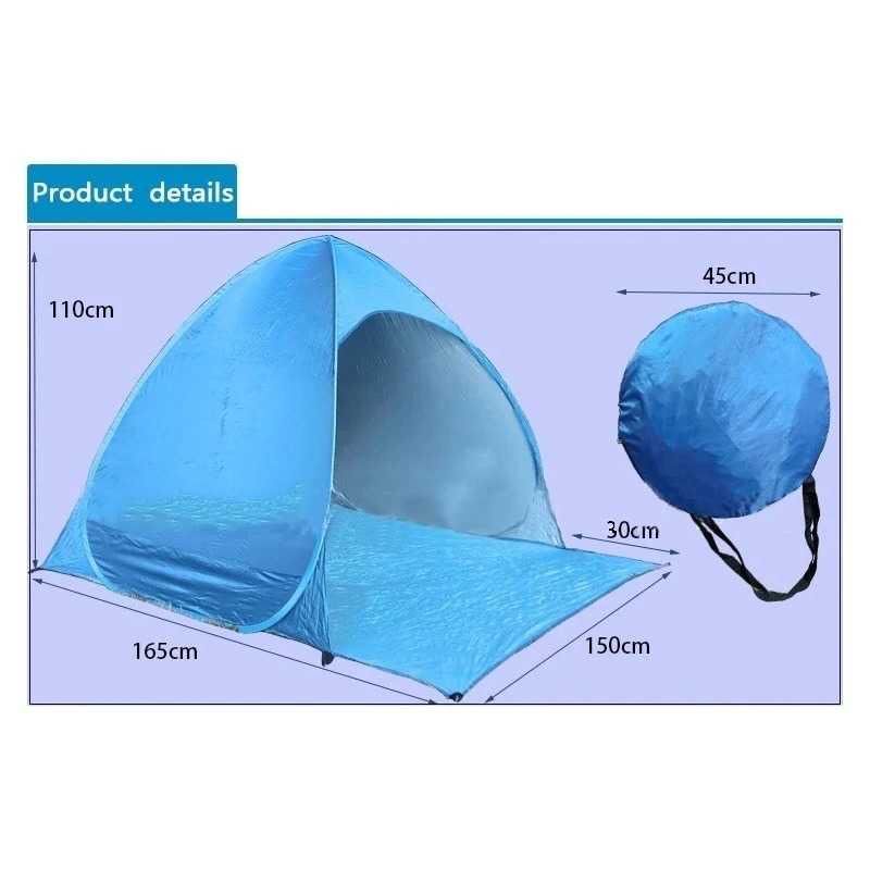 Top Lander Tenda Camping Lipat Tenda Lipat Camping Pantai Single Layer Otomatis Waterproof Pop Up Tent