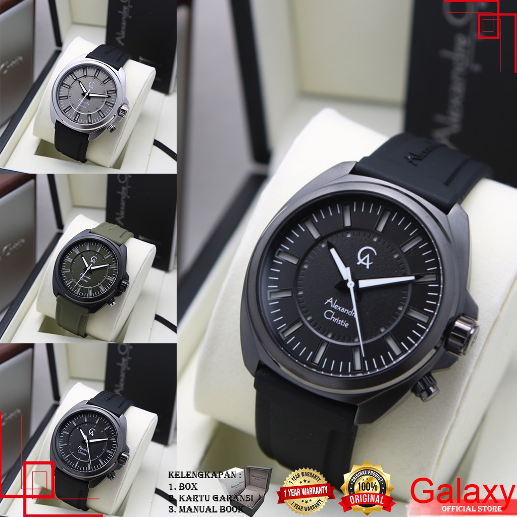 ALEXANDER CHRISTIE JAM TANNGAN PRIA JAM TANGAN AC ORIGINAL JAM TANGAN PRIA ALEXANDRE CHRISTIE JAM TA
