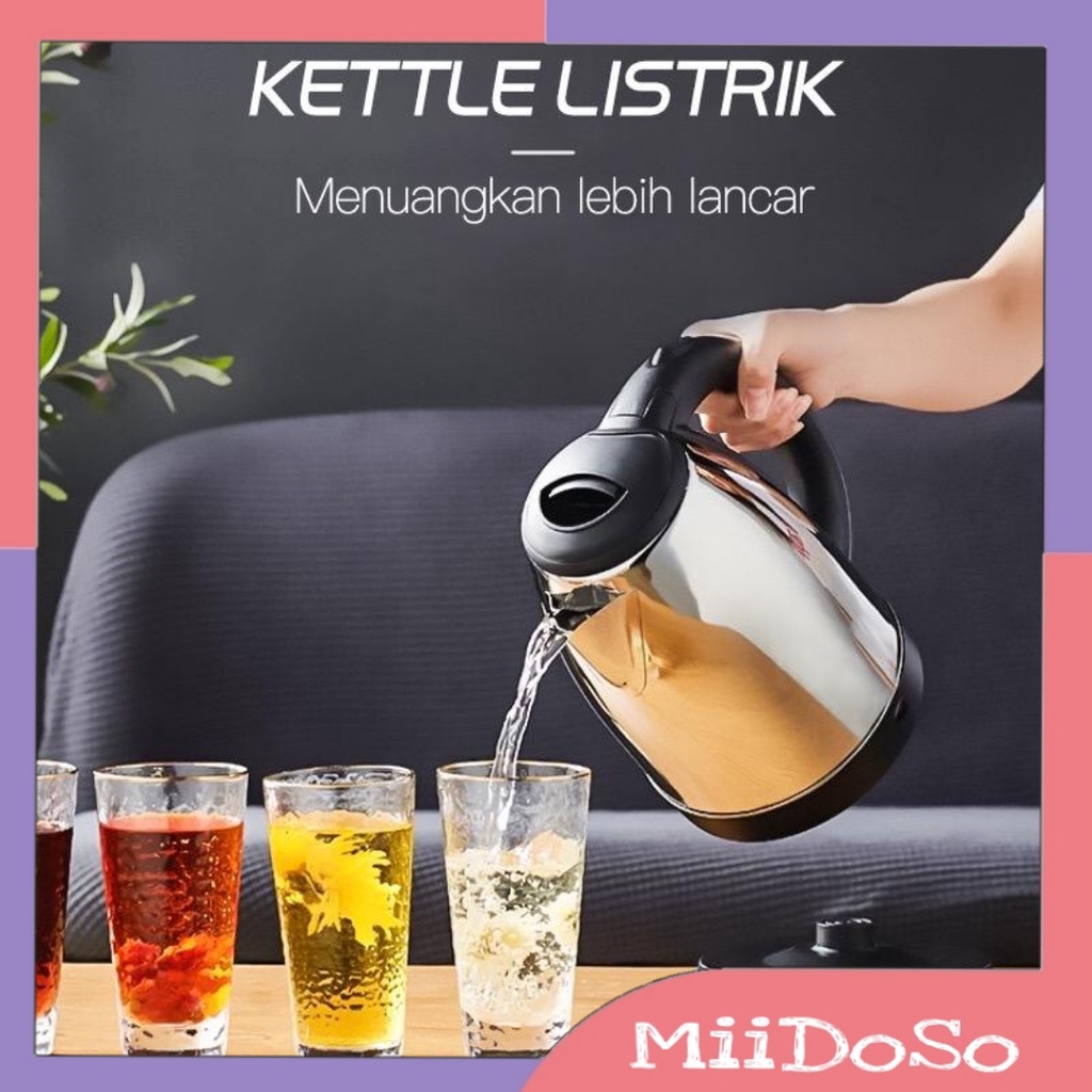 MEREBUS DENGAN CEPAT kettle electrik kapasitas /Teko listrik / 2 Liter / pemanas air untuk kopi teh SC-20A