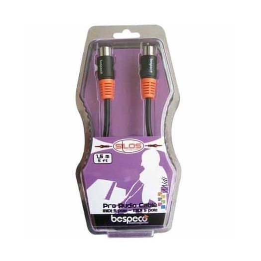 Kabel Midi Bespeco SLMM300 Kabel Midi 5 Pin / DIN 5 pole