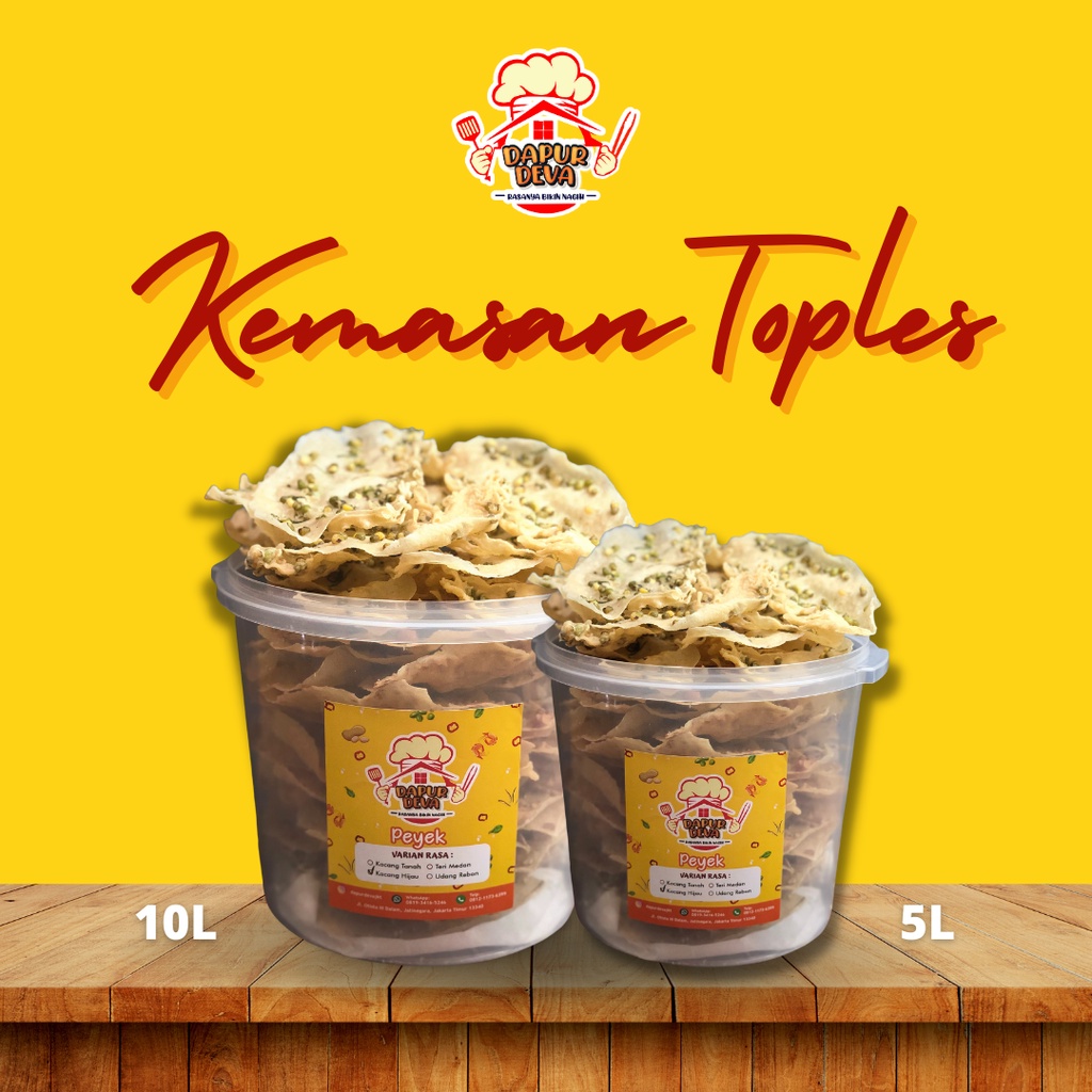 

PEYEK KEMASAN TOPLES 5L