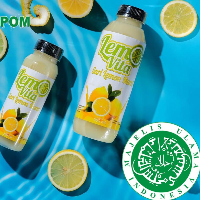 

⅍ PAKET 1 Liter Lemovita Fresh Jus Lemon Halal ➣