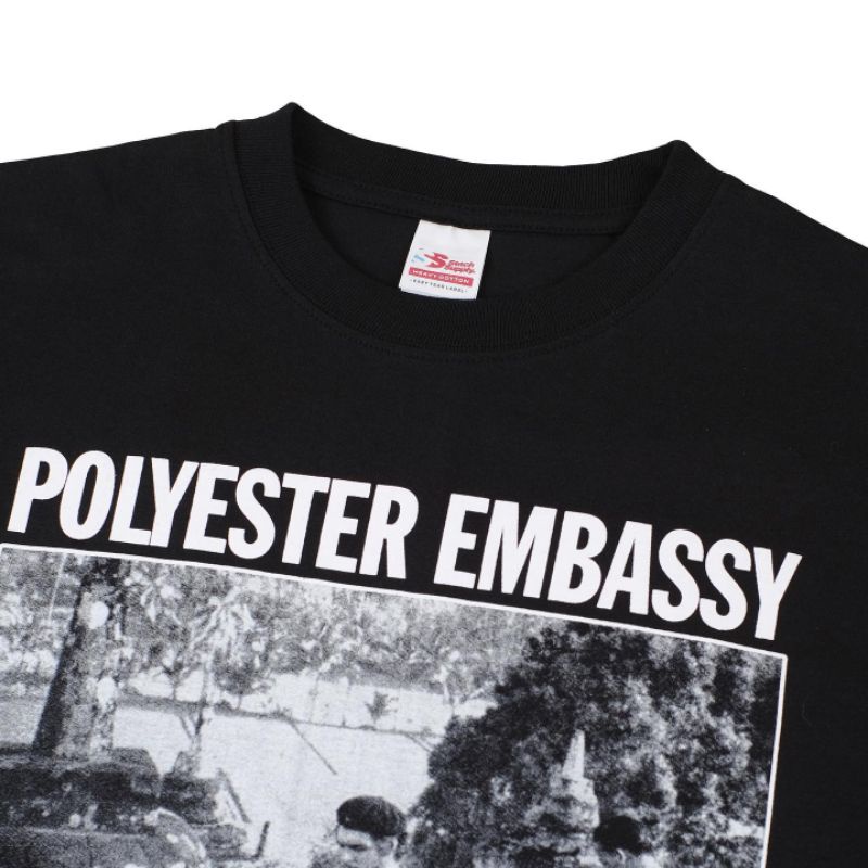 Tshirt POLYESTER EMBASSY - FADED BLUR