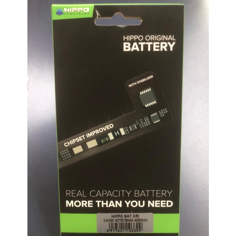 Hippo baterai BN4A Xiaomi Redmi Note 7 Redmi Note 7 Pro 4000 mAh