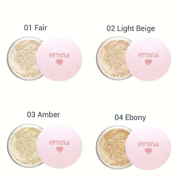 [MAMPU MENYERAP MINYAK WAJAH | LOOSE POWDER | FLAWLESS | BPOM] Emina Bare With Me Mineral Loose Powder_Cerianti