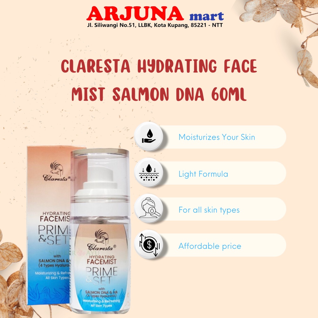 CLARESTA HYDRATING FACE MIST SALMON DNA 60ML