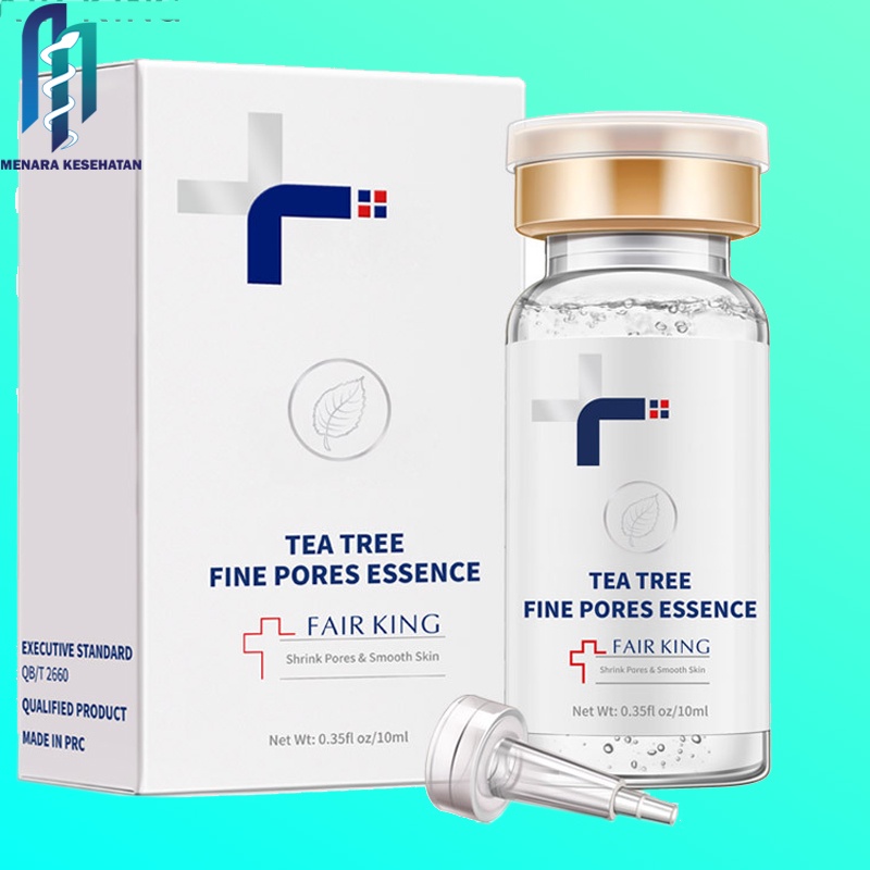 Fair King Tea Tree Fine Pores Essence Shrink Pores And Smooth Skin Mengecilkan Pori-pori Dan Menghal