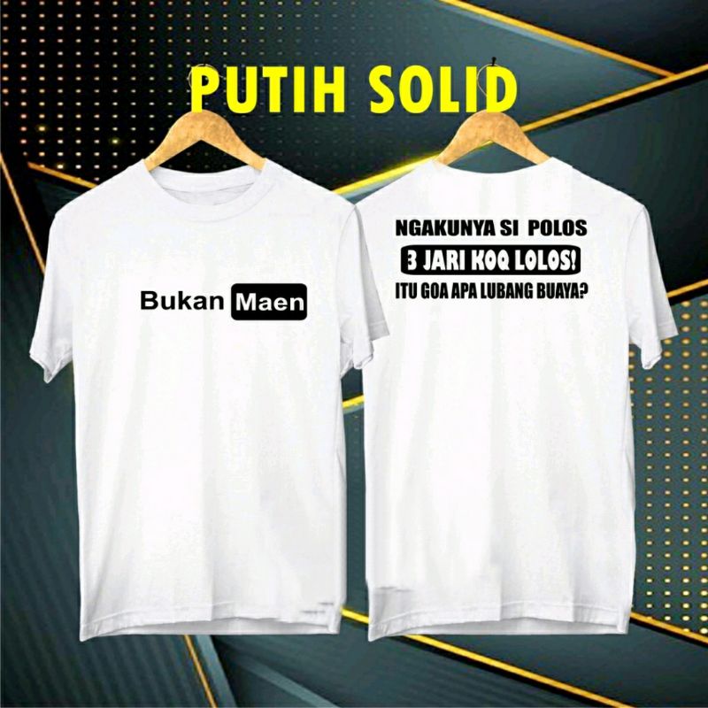 Terviral Kaos Ngakunya Sih Polos 3 jari Kuq Lolos / kaos pria kaos murah wanita pria distro
