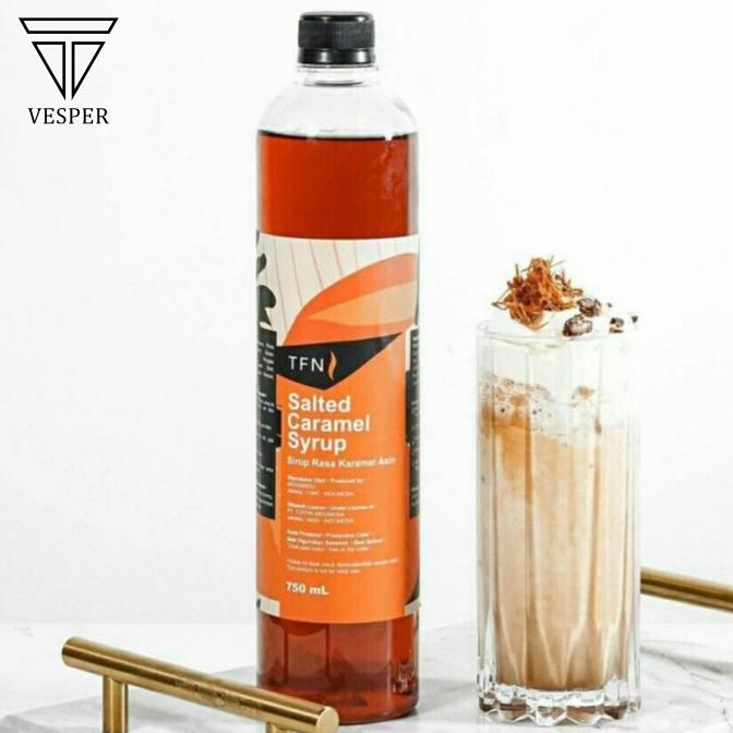 

toffin flavored salted caramel syrup 750ml / sirup salted caramel