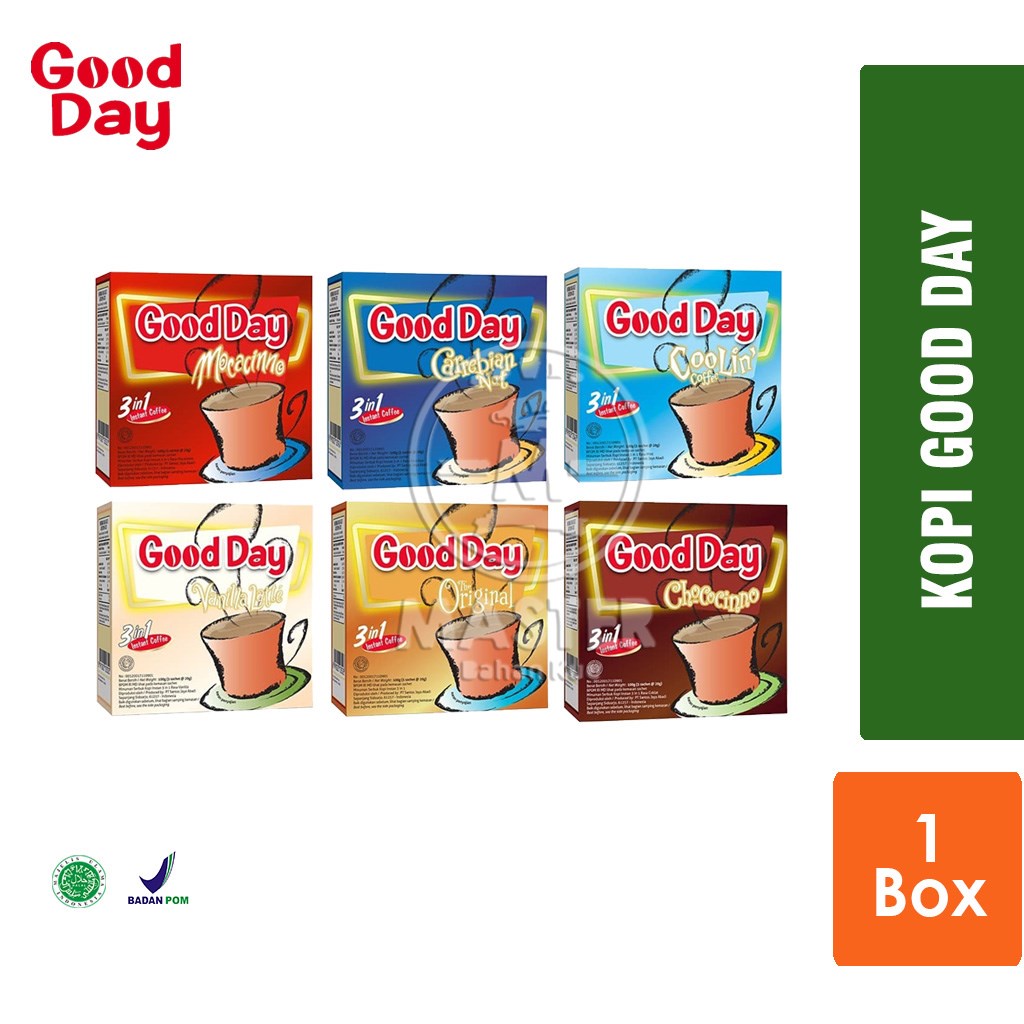 

Good Day Coffe All Variant / Kopi Instant 3 in 1 / isi 5 Sachet [1 Box]