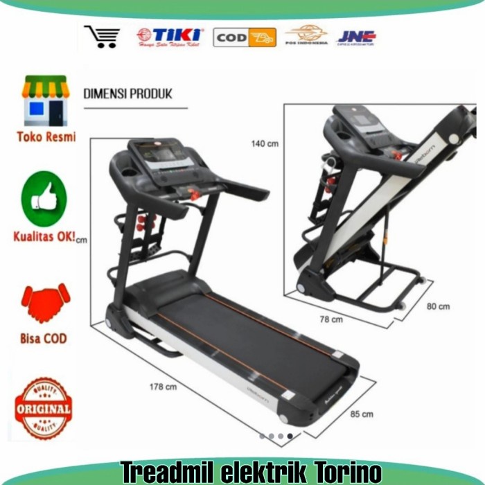 Alat Fitnes Treadmil Elektrik Torino