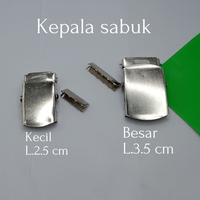 kepala sabuk polos ikat pinggang polos gesper