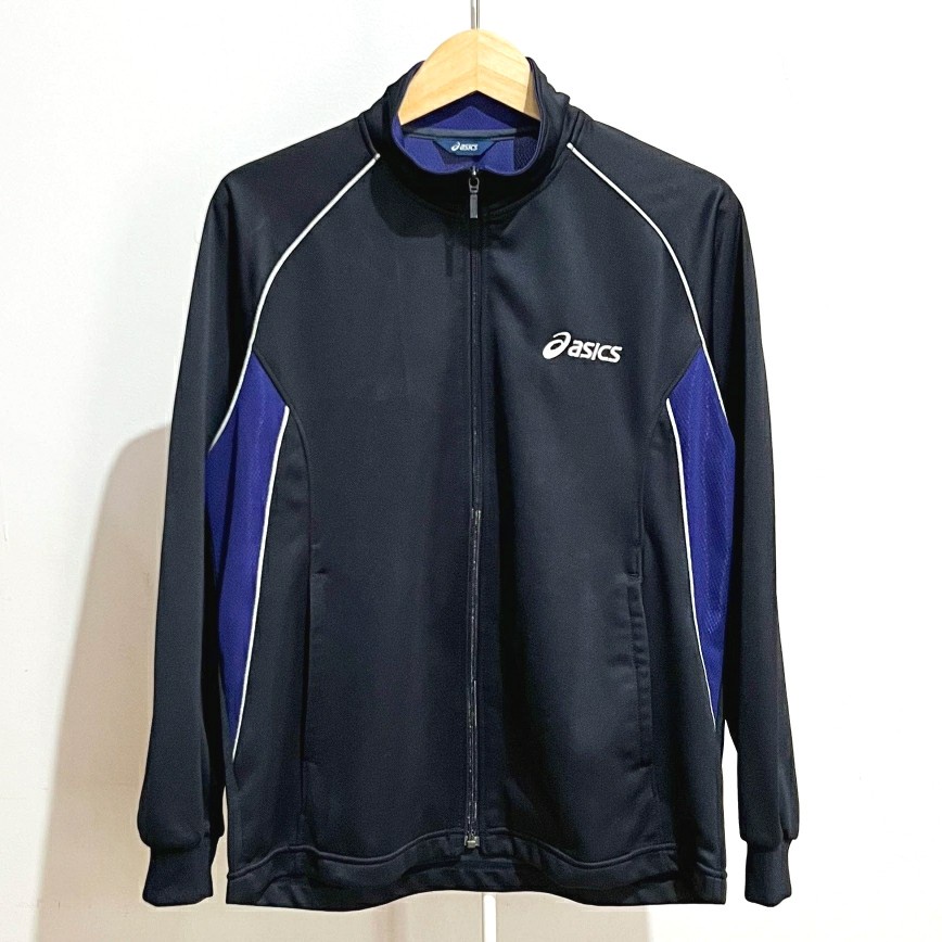 Asics Tracktop Training Jacket Japan Original Jersey Jaket Lari Olahraga Japan