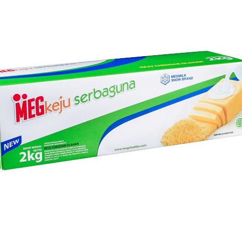 

◘ Keju MEG CHEDDAR Serbaguna 2 KG cheese ☀