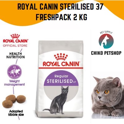 Royal Canin STERILISED 37 Makanan Kucing 2 kg Freshpack