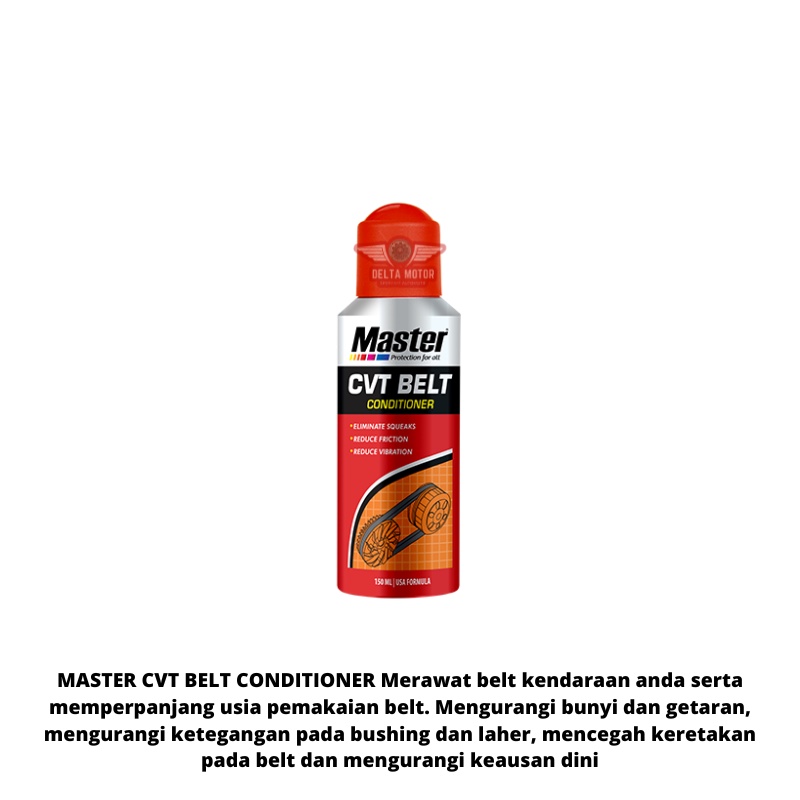 CAIRAN PEMBERSIH PELUMNAS V-BELT VANBELT MATIC MASTER CVT BELT 150 ML