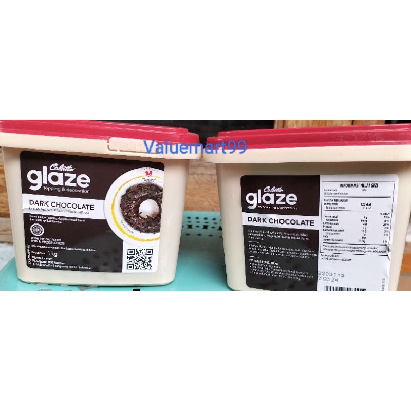 

Colatta Glaze Dark Chocolate repack 250 gram