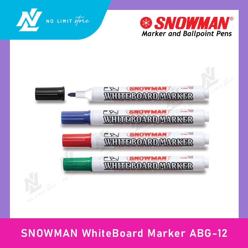 

SNOWMAN Whiteboard Marker ABG-12 - Spidol Whiteboard Snowman ABG 12