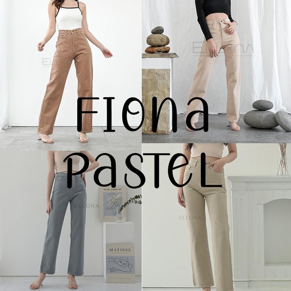 CHEKOUT OSSO JEANS - Fiona Kulot Jeans Warna Pastel