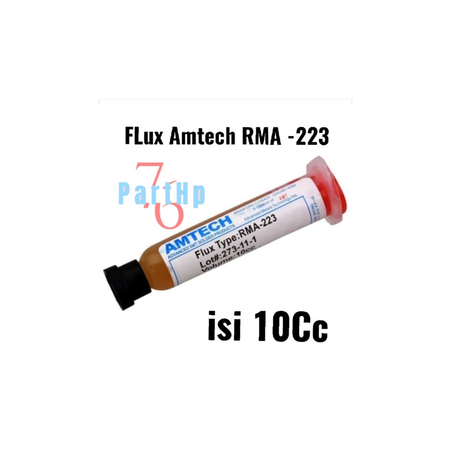 Flux Amtech Tipe RMA-223 isi 10cc Grade A - Pasta Songka Tanpa