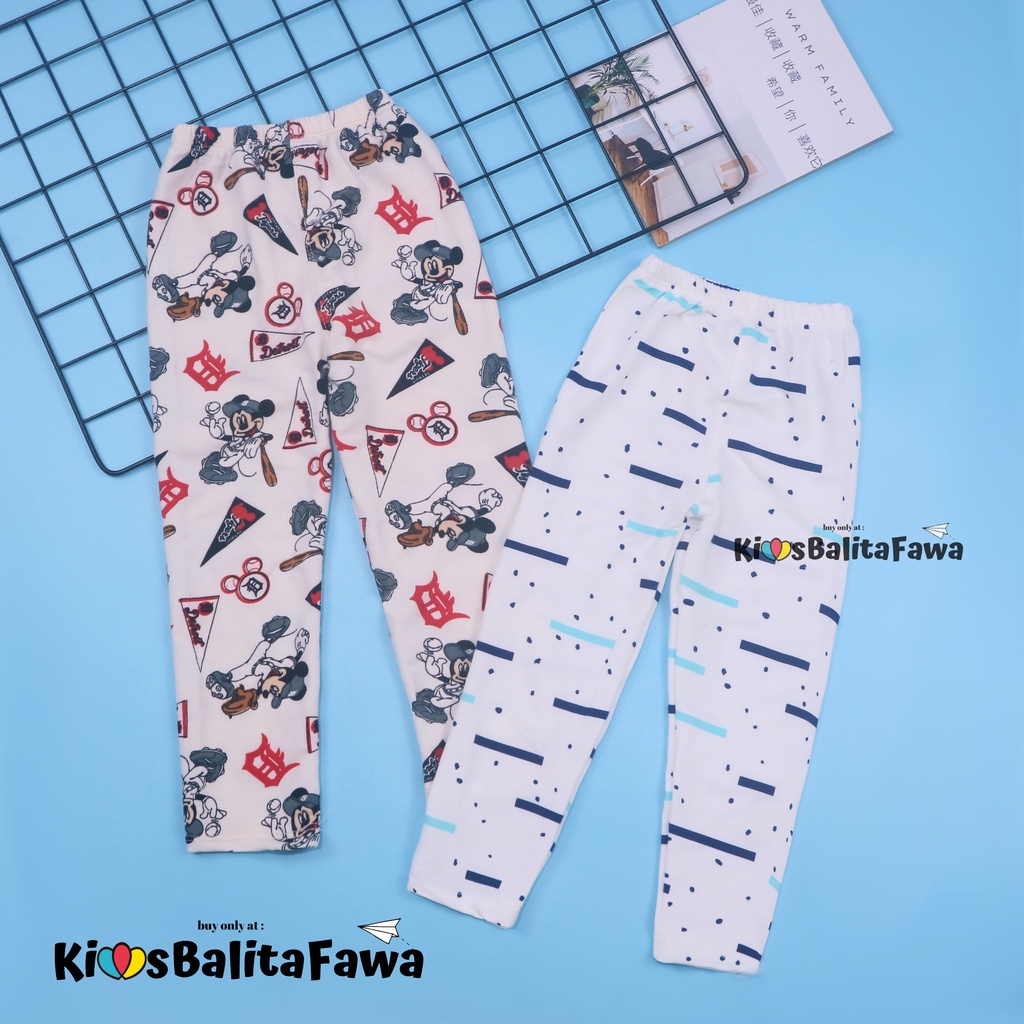 Legging White uk Bayi-15 tahun / Leging Panjang Anak Perempuan Bahan Kaos Baby Terry Celana Putih Lejing Laging XL Babycinnamon