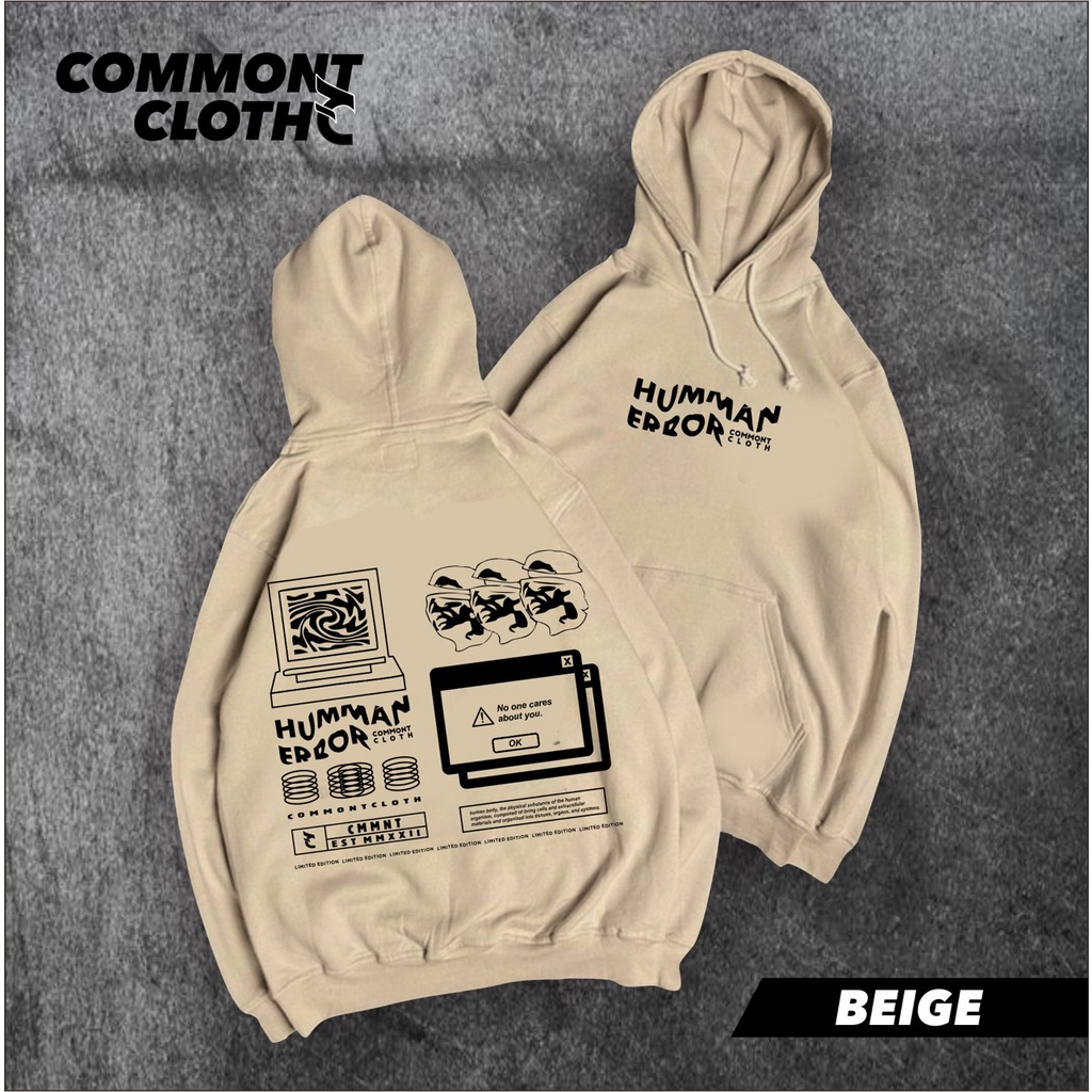 Hoodie &amp; Sweatshirt Distro Commont Cloth Unisex Premium / Sweater Distro Commont Cloth Basic Pria Wanita