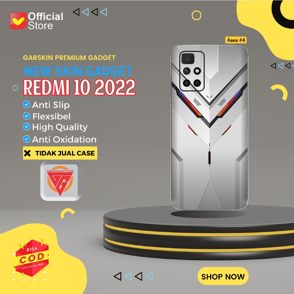 Garskin Redmi 10 2022 Skin Gadget Premium Motif Asus