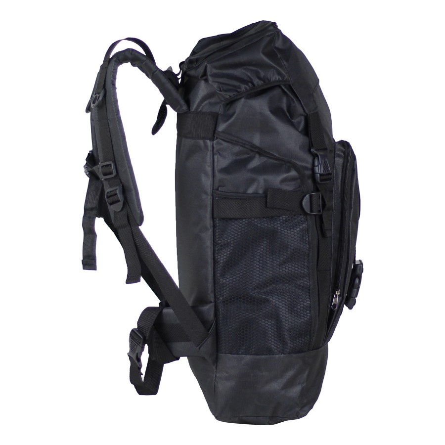 Tas Ransel Jumbo Gunung Besar Polo Ardo Hitam Tas Ransel Gunung Bahan D300 Berkualitas Backpack Carrier Murah