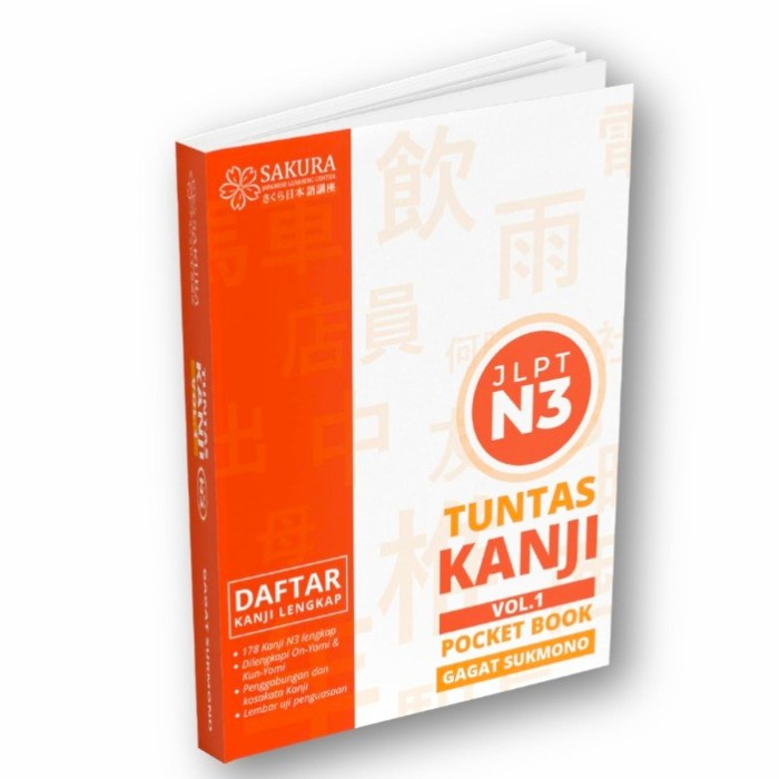 Terlaris [Buku Saku] Tuntas Kanji N3