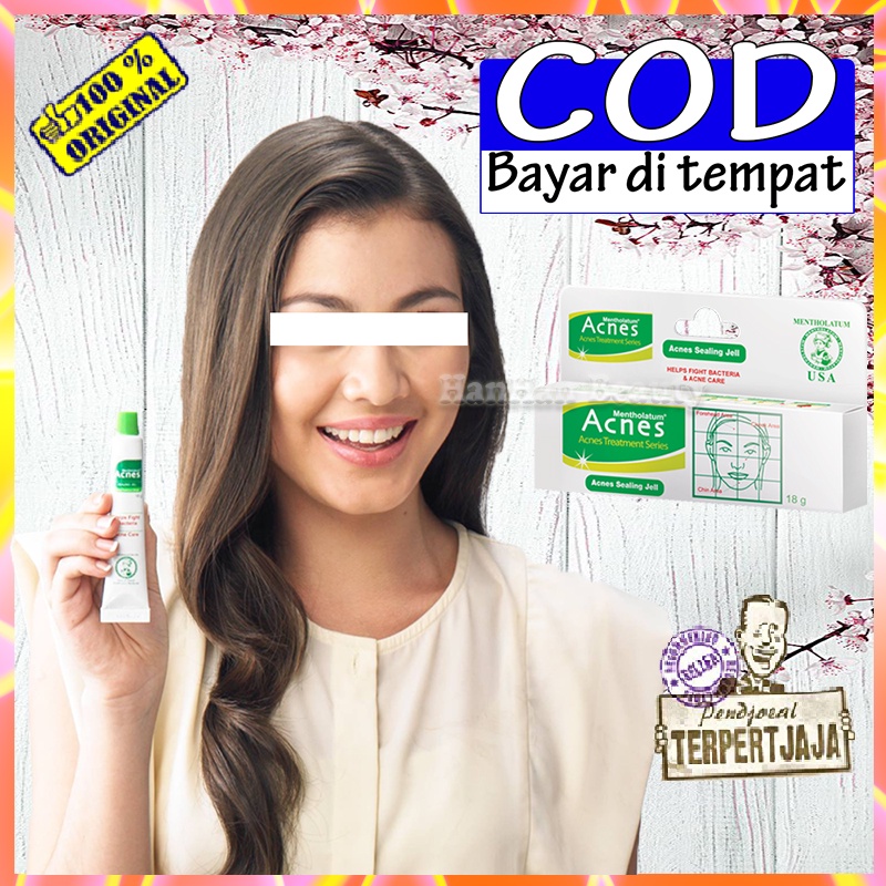 Cream Acne Penghilang Jerawat dan Bekasnya Cream Jerawat dan Bekas Jerawat Acnes Sealing Jell 9gr & 