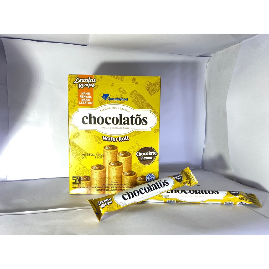 

Chocolatos Classic Wafer Roll (box isi 24 pcs)