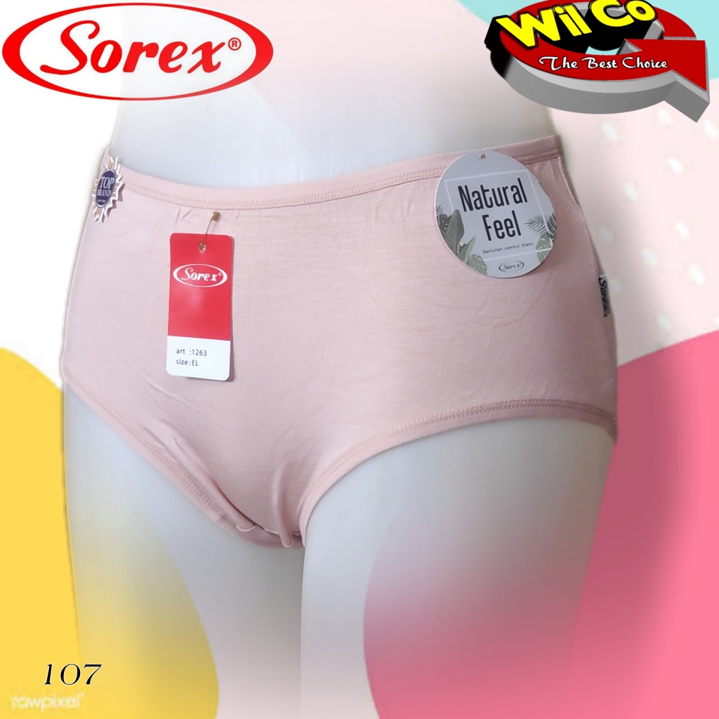 K107 - CELANA DALAM WANITA SOREX NATURAL MAXY  SIZE M - XXL