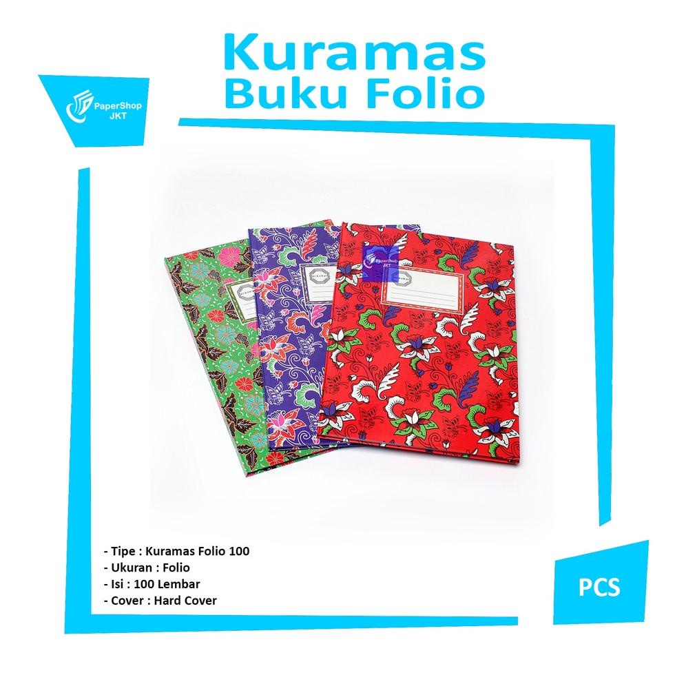 

[ART. 249427] KURAMAS - Buku Folio Hard Cover 100Lembar - Pcs