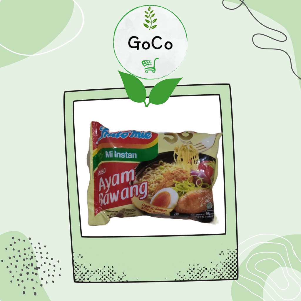 

INDOMIE | Ayam Bawang | Mie Instant Kuah | 5 Pcs |Eco-Friendly Packaging by GoCo