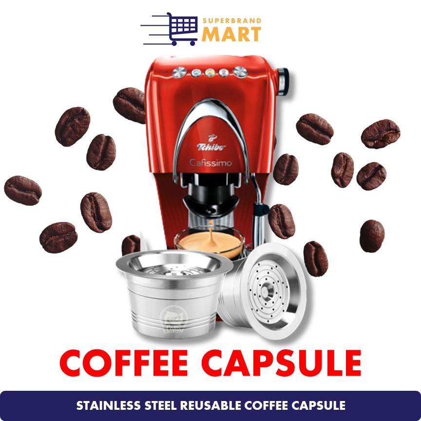 Reusable Capsule Coffee Machine Caffitaly Cafissimo Tchibo Kapsul Kopi