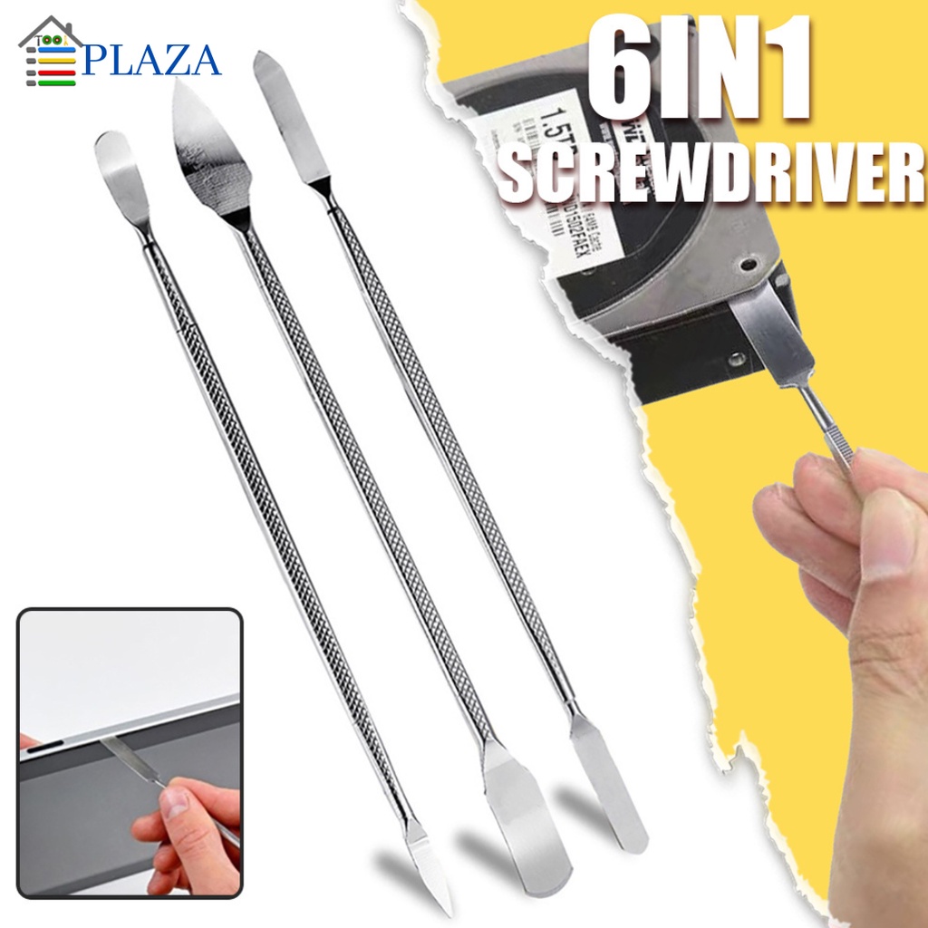 SET REPARASI SMARTPHONE PISAU CONGKEL PEMBUKA SPUDGER STAINLESS SUPER TIPIS