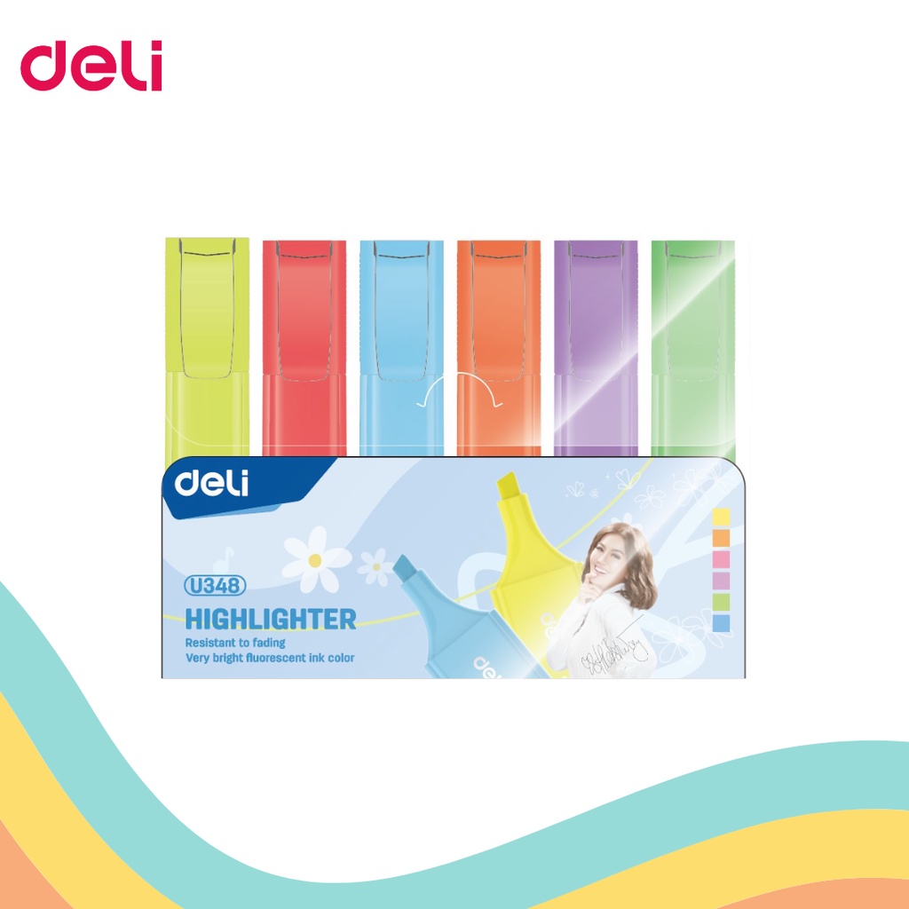 

HIGHLIGHTER SET DELI U-348 (1 SET)