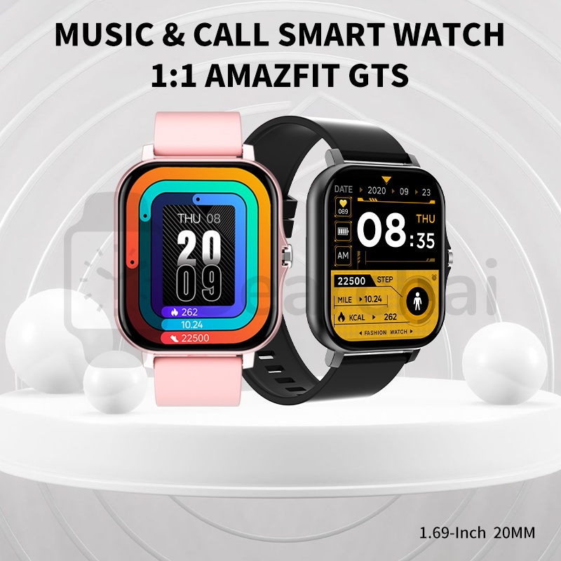 (In stock)✅1:1 Amazfit GTS  Y13 Women Men Smart Watch Full touch  2022 Sport Fitness Watch Heart Rate Monitor Waterproof Bluetooth Smartwatch Men for Android with IOS Phone