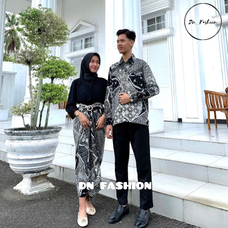 Kemeja Batik/Rok Lilit Batik/Kemeja Batik Couple Lengan Panjang/Batik Terlaris