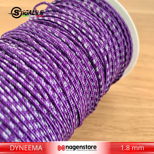 RB Tali Speargun DYNEEMA 1.8mm UNGU PURPLE Line Speargun SIGALSUB DYNEEMA 1,8mm DYNEEMA 1.8 mm Line