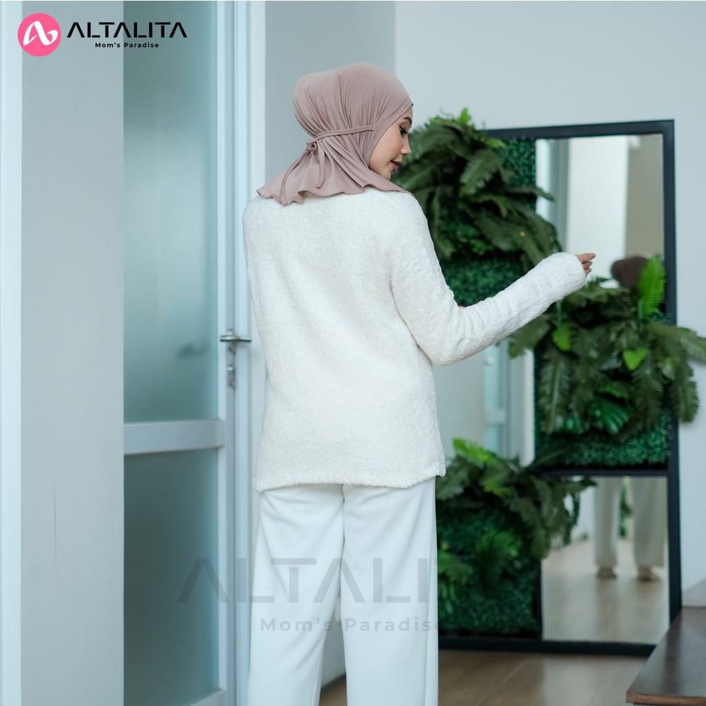 Altalita - Kerudung Sport Instan Hijab Bergo Tali Nyta Non Pet / Non Pad Bahan Jersey Premium Cocok Untuk Olahraga Volly Futsal Senam dan Sehari-Hari