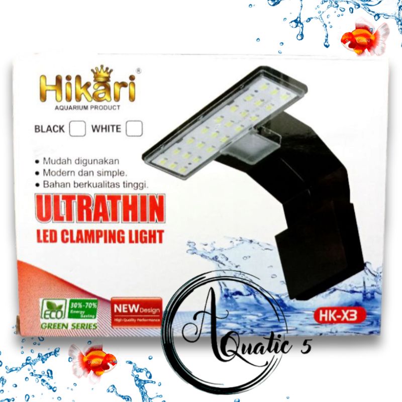 PROMO MURAH LAMPU LED AQUARIUM AQUASCAPE HIKARI HK X3