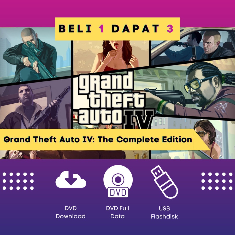 Grand Theft Auto IV GTA 4: The Complete Edition | Game PC Original