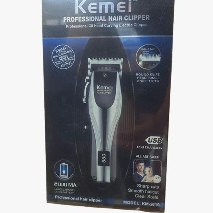 ALAT CUKUR RAMBUT KEMEI KM-2619 CUKUR BARBERSHOP HAIR CLIPPER PROFESIONAL