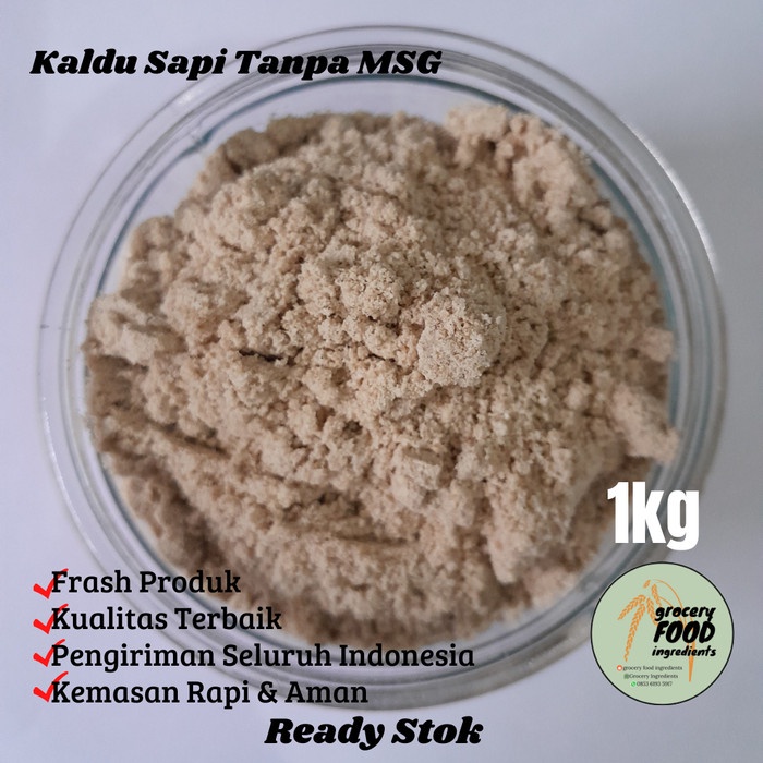 

Kaldu Sapi Asli 100% / Pure Beef Extract - Tanpa MSG - 1kg