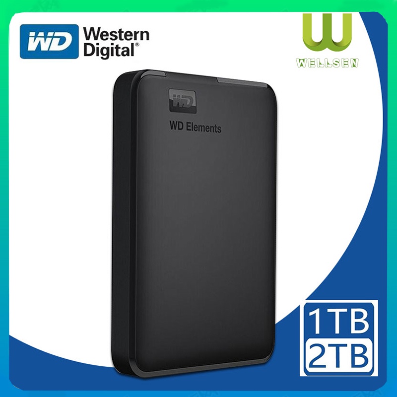 WD Elements Portable HDD / Hardisk Eksternal 2TB 2.5&quot; USB3.0